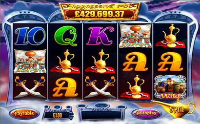 Genie Jackpots Screenshot