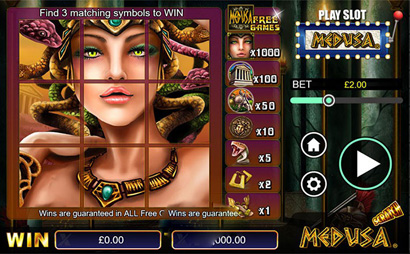 Medusa Scratch Card Screenshot