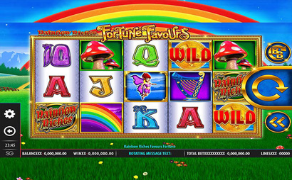Rainbow Riches Fortune Favours Screenshot