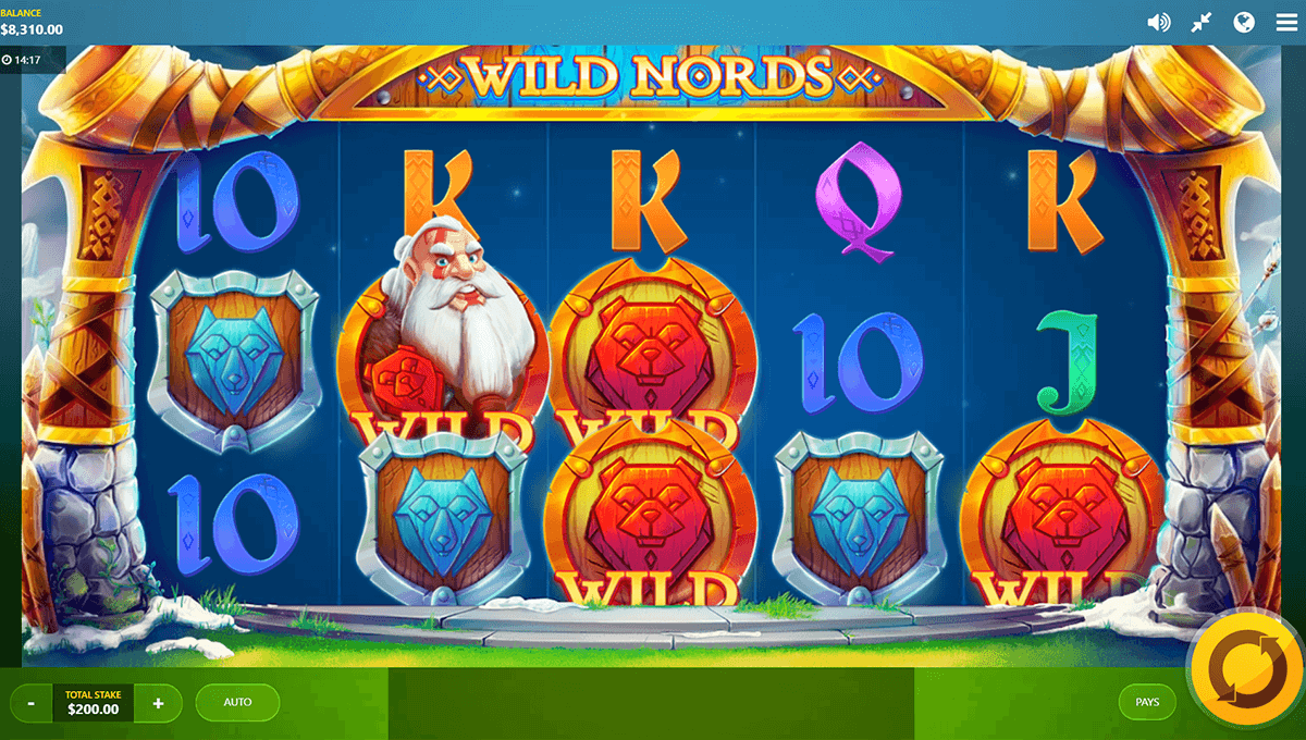 Wild Nords slot from Red Tiger Gaming - Gameplay