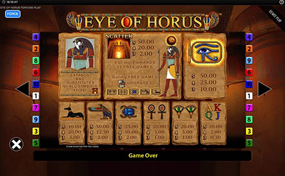 Eye-of-Horus-Fortune-Play Screenshot