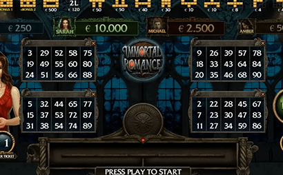 Immortal-Romance-Video-Bingo Screenshot